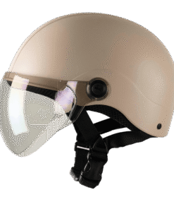 Mũ Bảo Hiểm 1/2 Nửa Đầu Có Kính MT-128K Asia Helmet - Ảnh 2