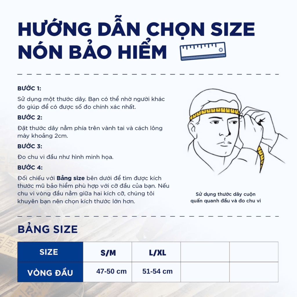 Bảng size ROC 43 mũ xe đạp dành cho trẻ em